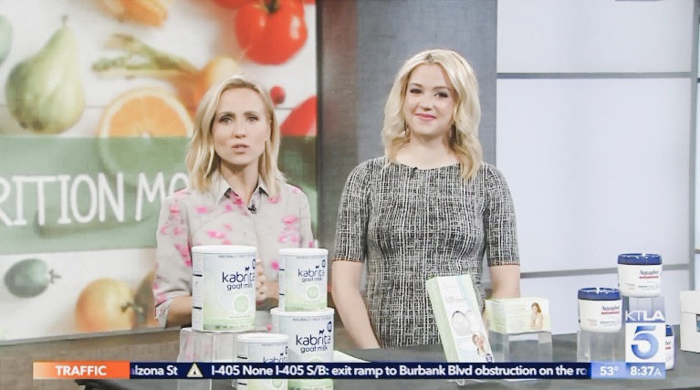 KTLA: Keeping Mom & Baby Healthy for National Nutrition Month Millennial Mom